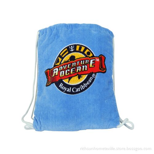beach towel with bag